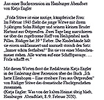 Auszug aus der Hamburger Abendblatt Rezenzion vom 8./9. Februar 2020 zu Rüdiger Stüwe – Ich hatte Ellenbogen