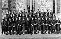 Schneverdinger Fotos – Kalenderbilder – Konfirmation mit Pastor Henning – 1960