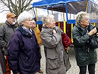 Klassentreffen 2013<br/>v. li. Hans-Heinrich Matthies, Erika Freytag (geb. Inselmann), Hannelore Henry (geb. Koslowsky), Brigitte Lilie (geb. Ehlers)