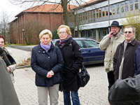 Klassentreffen 2013<br/>v. li. Elke Ruschmeyer (geb. Laschewski), Ursel Scheling (geb. Inselmann), Dieter Dehne (geb. Müller)