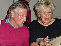 Klassentreffen 2013<br/>v. li. Klaus Dieter Struck, Brigitte Lilie (geb. Ehlers)